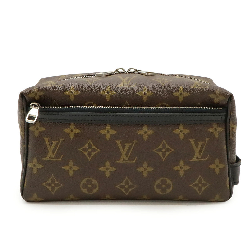 LOUIS VUITTON Monogram Macassar Brown Trouse Toilette Shoulder Bag